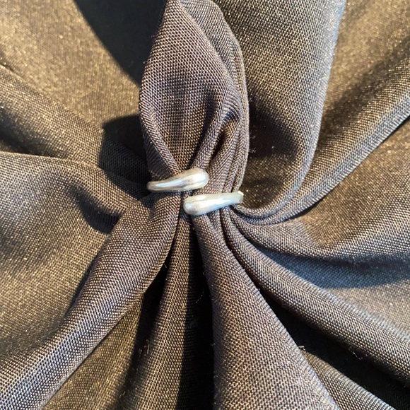 925 Sterling Silver Wrap Ring imperfect - Picture 1 of 6